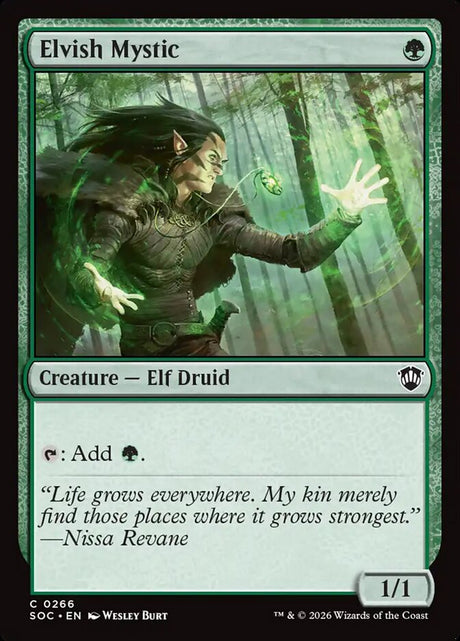 Elvish Mystic (266) - Secrets of Strixhaven Commander (SOC)