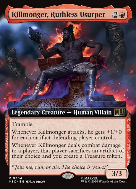 Killmonger, Ruthless Usurper (364) - Marvel Super Heroes Commander (MSC)