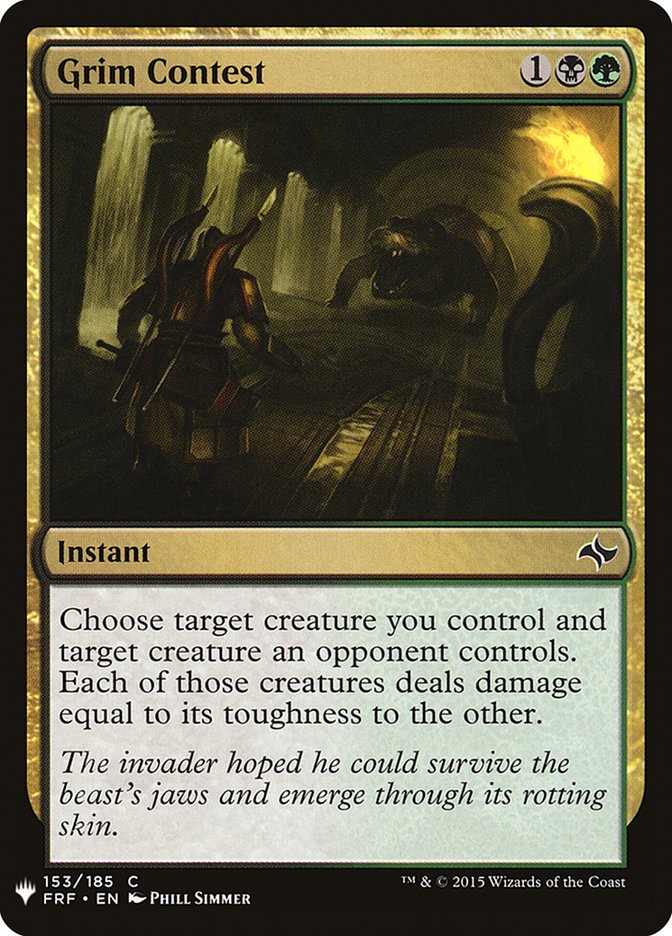 Grim Contest - The List (PLST)