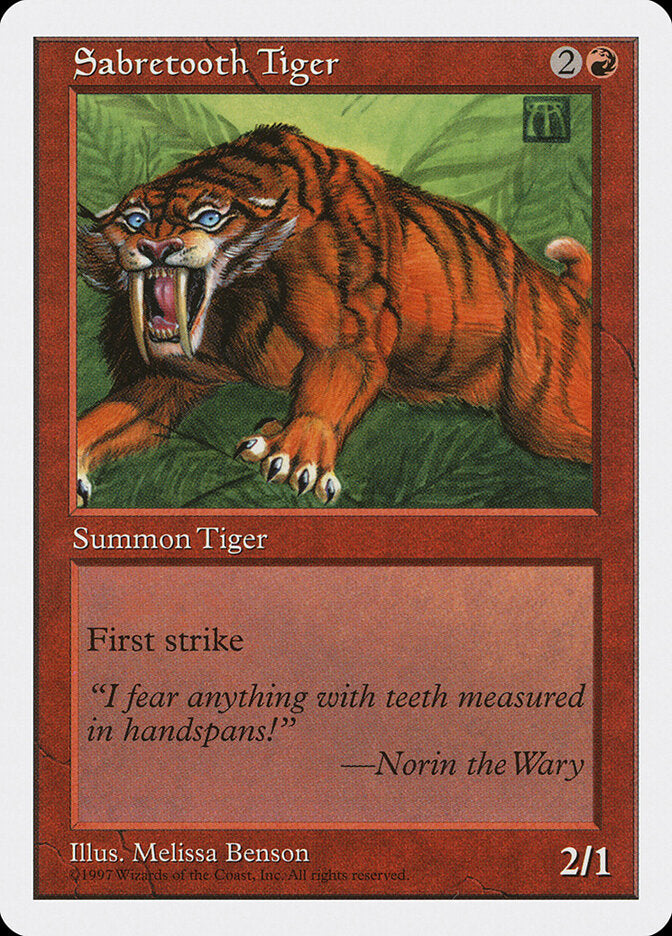Sabretooth Tiger (264) - Fifth Edition (5ED)