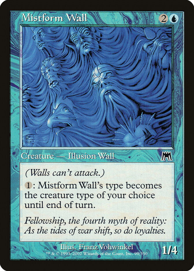 Mistform Wall (99) - Onslaught (ONS)