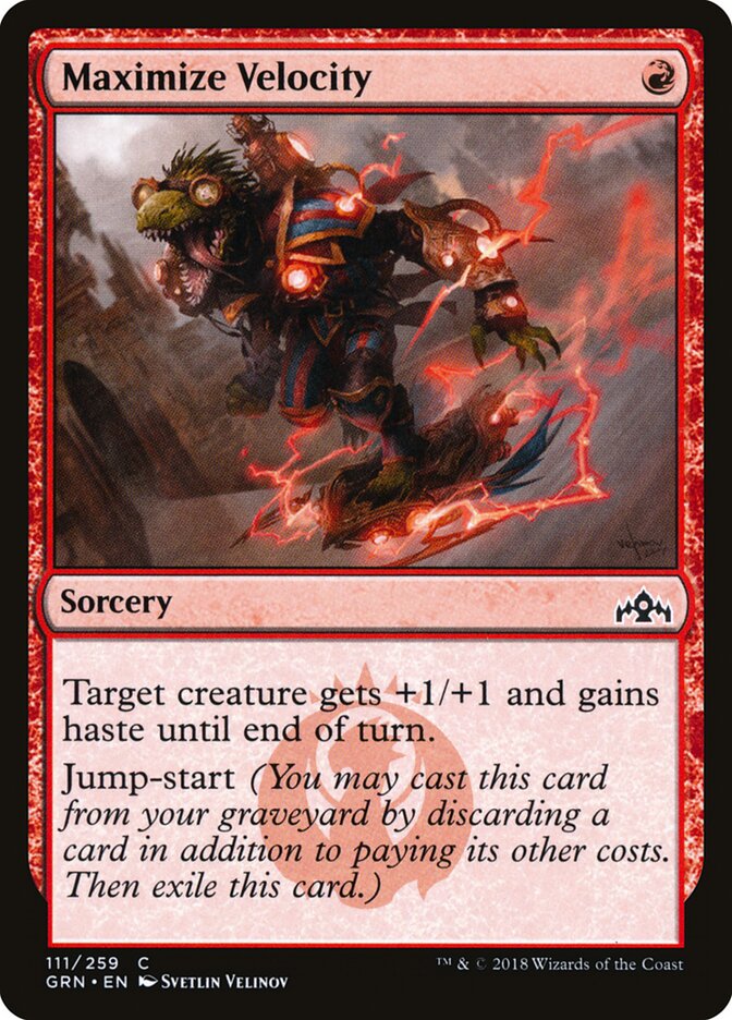 Maximize Velocity (111) - Guilds of Ravnica (GRN)