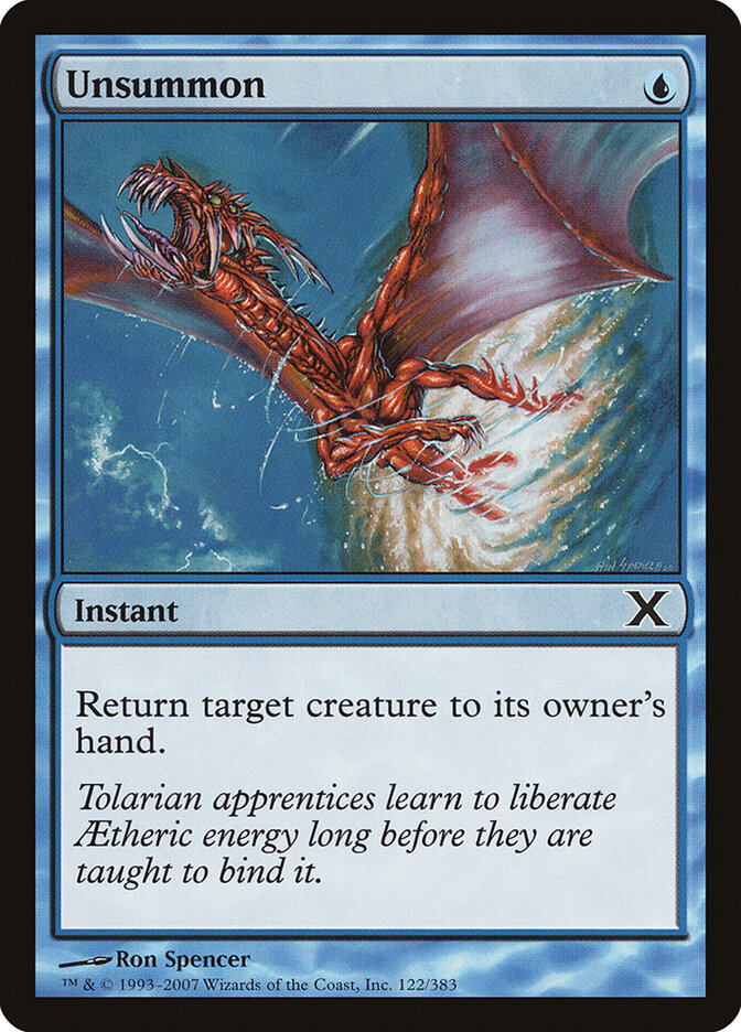 Unsummon (122) - Tenth Edition (10E)