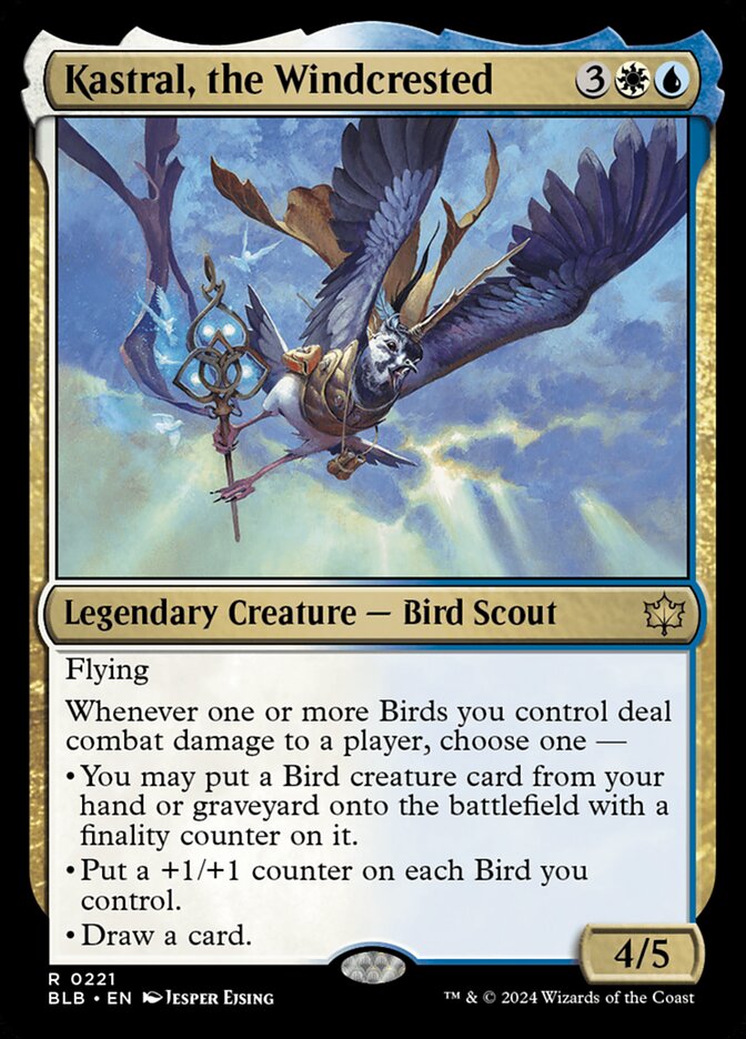Kastral, the Windcrested (221) - Bloomburrow (BLB)