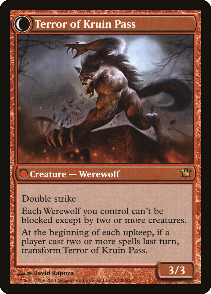Kruin Outlaw // Terror of Kruin Pass (152) - Innistrad (ISD)