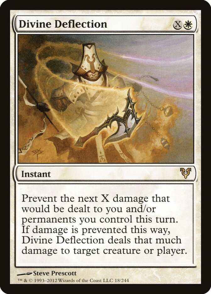 Divine Deflection (18) - Avacyn Restored (AVR)
