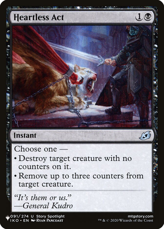 Heartless Act (IKO-91) - The List (PLST)