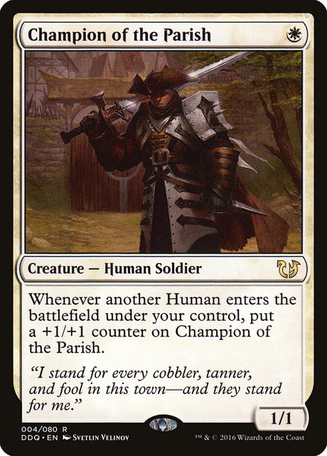 Champion of the Parish (4) - Duel Decks: Blessed vs. Cursed (DDQ)