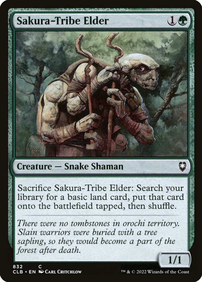 Sakura-Tribe Elder (832) - Commander Legends: Battle for Baldur's Gate (CLB)