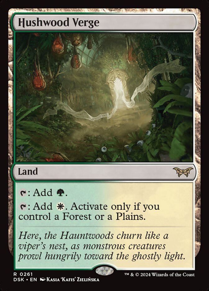 Hushwood Verge - [Foil] Duskmourn: House of Horror (DSK)