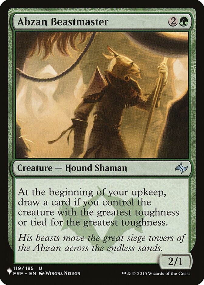 Abzan Beastmaster - The List (PLST)