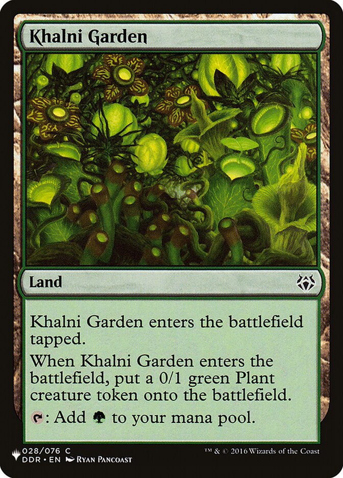 Khalni Garden (DDR-28) - The List (PLST)
