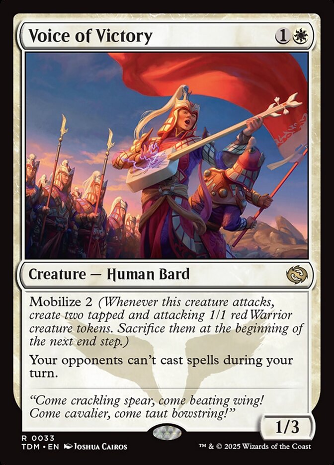 Voice of Victory (33) - [Foil] Tarkir: Dragonstorm (TDM)
