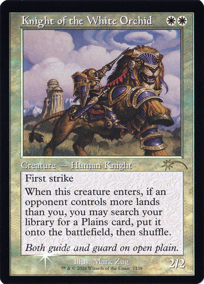Knight of the White Orchid (7139) - Secret Lair Drop (SLD)