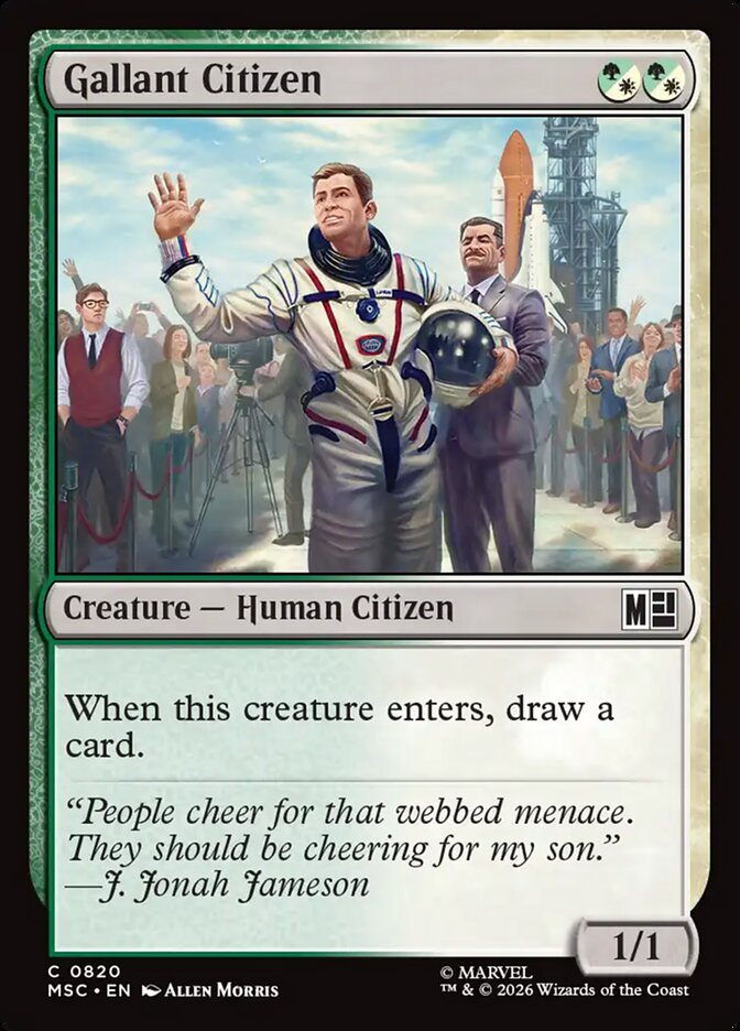 Gallant Citizen (820) - Marvel Super Heroes Commander (MSC)