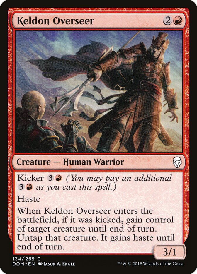Keldon Overseer (134) - Dominaria (DOM)