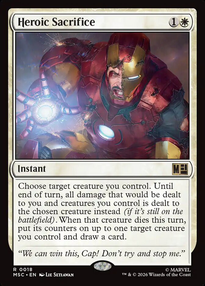 Heroic Sacrifice (18) - Marvel Super Heroes Commander (MSC)