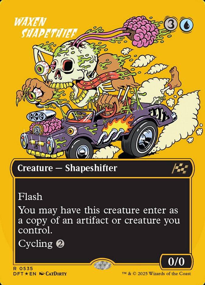 Waxen Shapethief - [First Place Foil, Borderless] Aetherdrift (DFT)