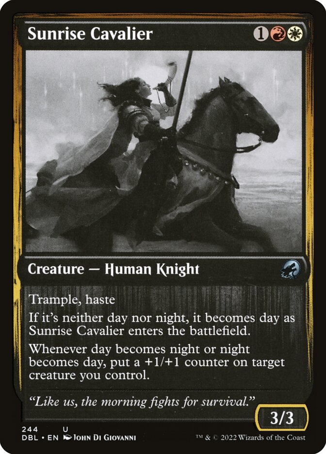 Sunrise Cavalier - [Foil] Innistrad: Double Feature (DBL)
