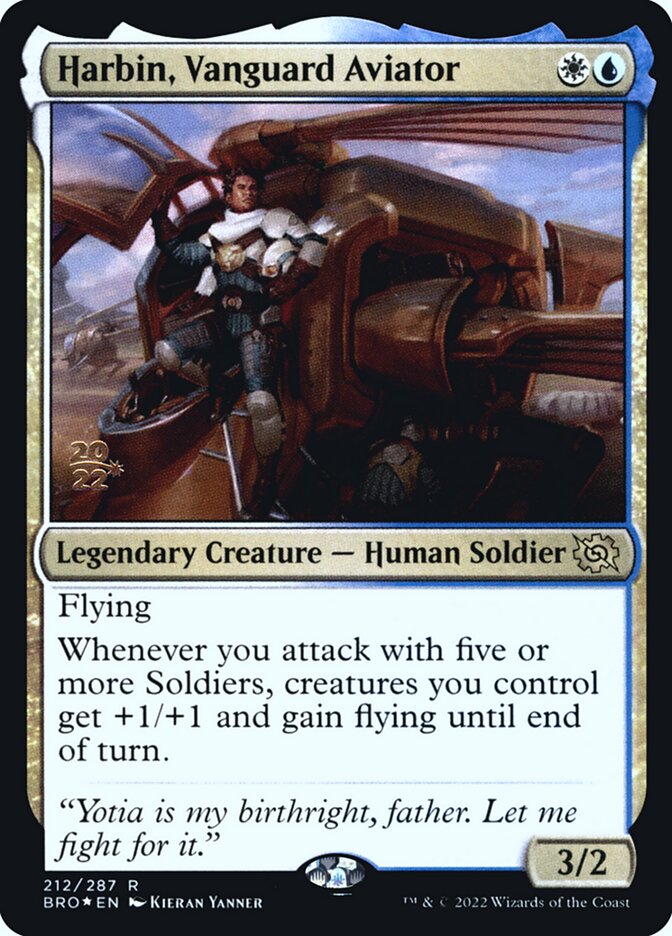 Harbin, Vanguard Aviator (212s) - The Brothers' War Promos (PBRO)