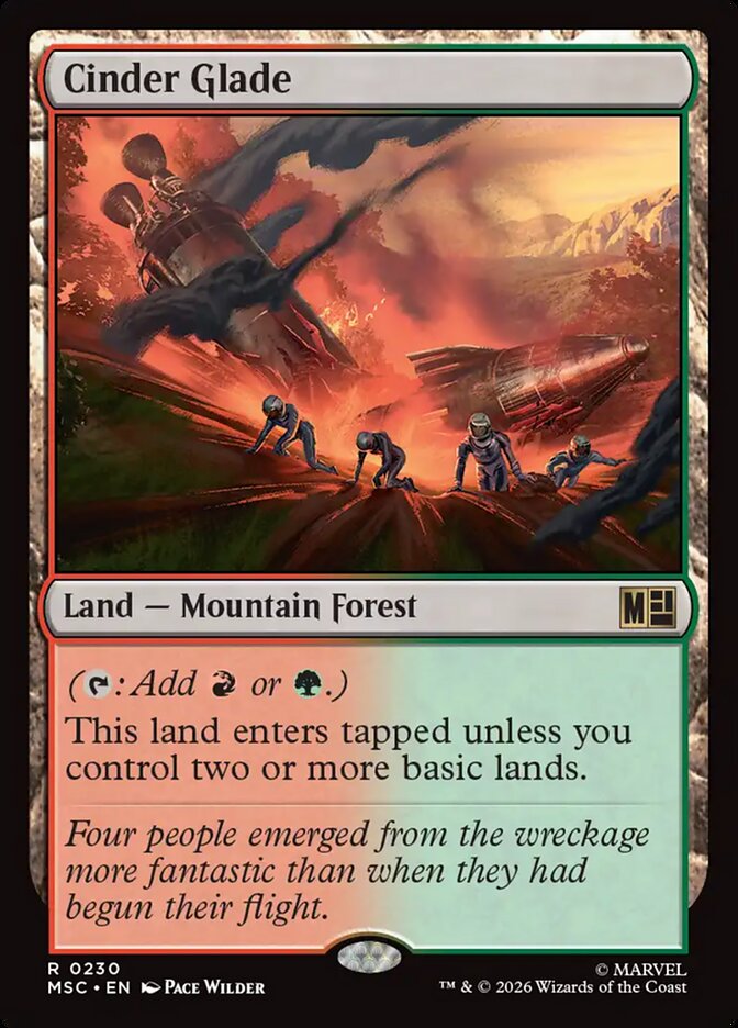 Cinder Glade (230) - Marvel Super Heroes Commander (MSC)