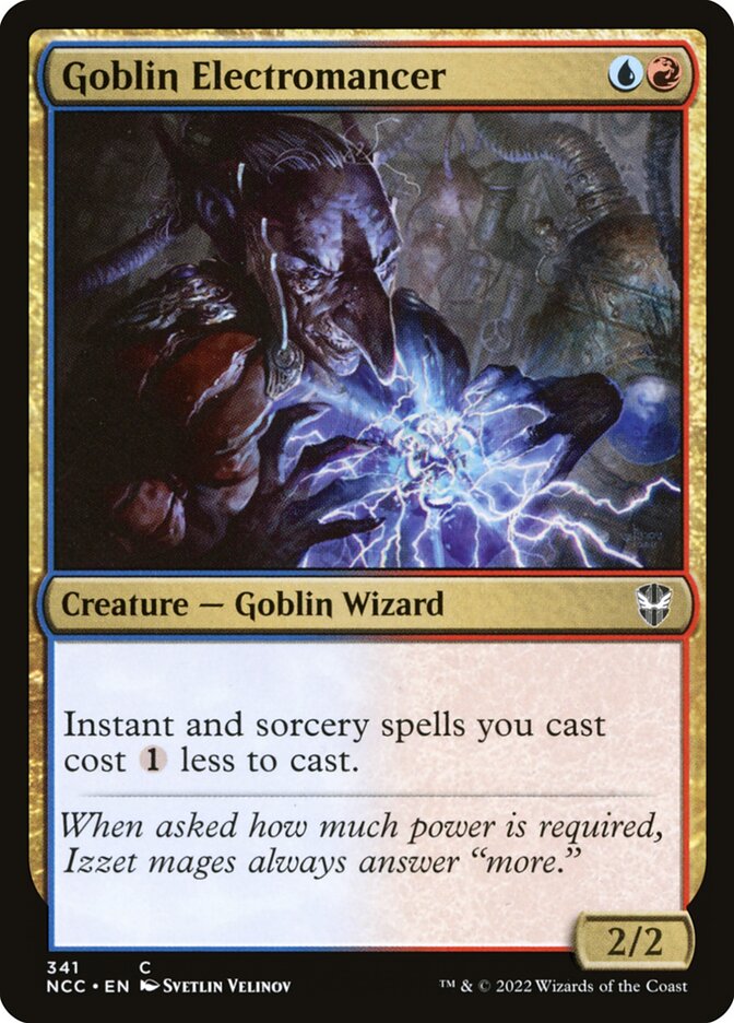 Goblin Electromancer (341) - New Capenna Commander (NCC)