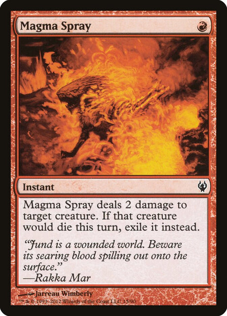 Magma Spray (15) - Duel Decks: Izzet vs. Golgari (DDJ)