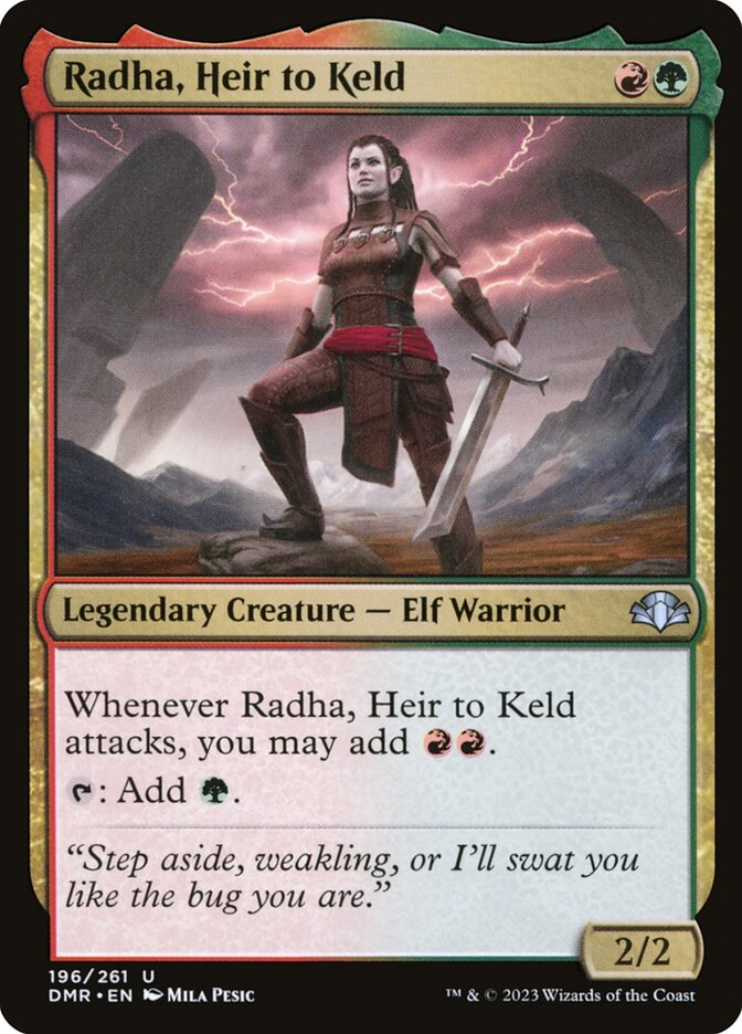 Radha, Heir to Keld (196) - Dominaria Remastered (DMR)