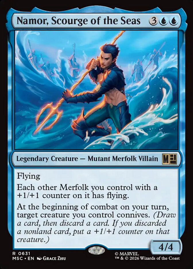 Namor, Scourge of the Seas (631) - Marvel Super Heroes Commander (MSC)