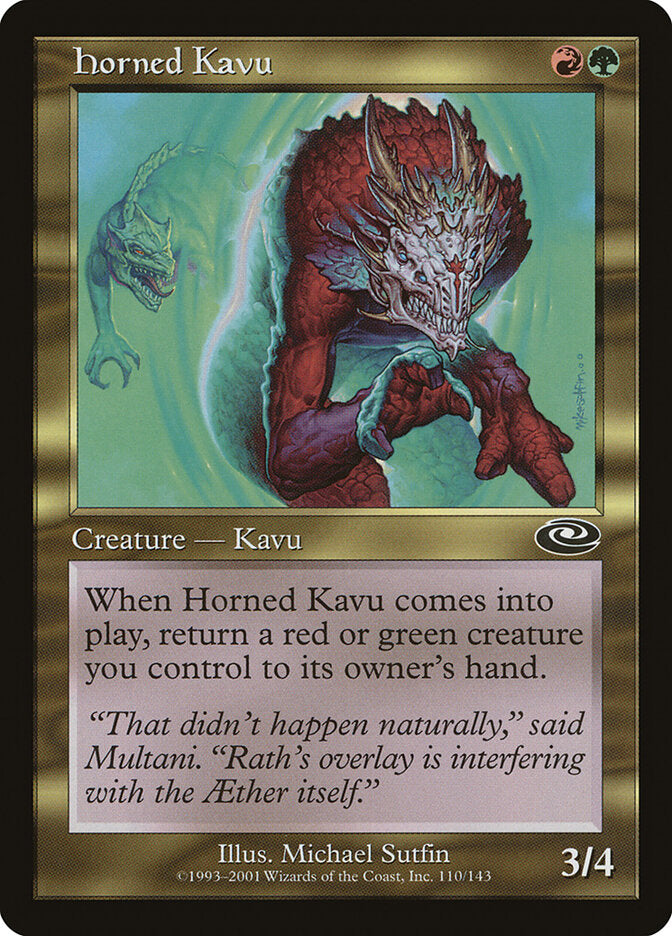 Horned Kavu (110) - Planeshift (PLS)