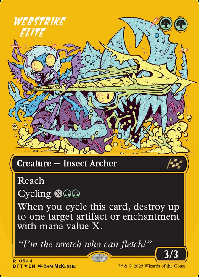 Webstrike Elite - [First Place Foil, Borderless] Aetherdrift (DFT)