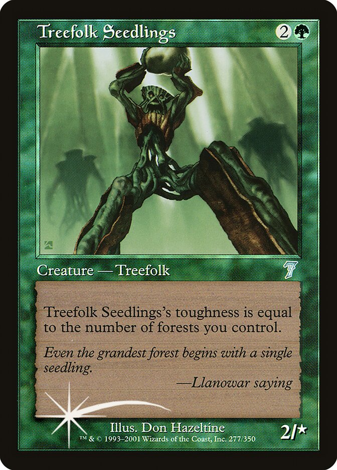 Treefolk Seedlings (277) - Seventh Edition (7ED)