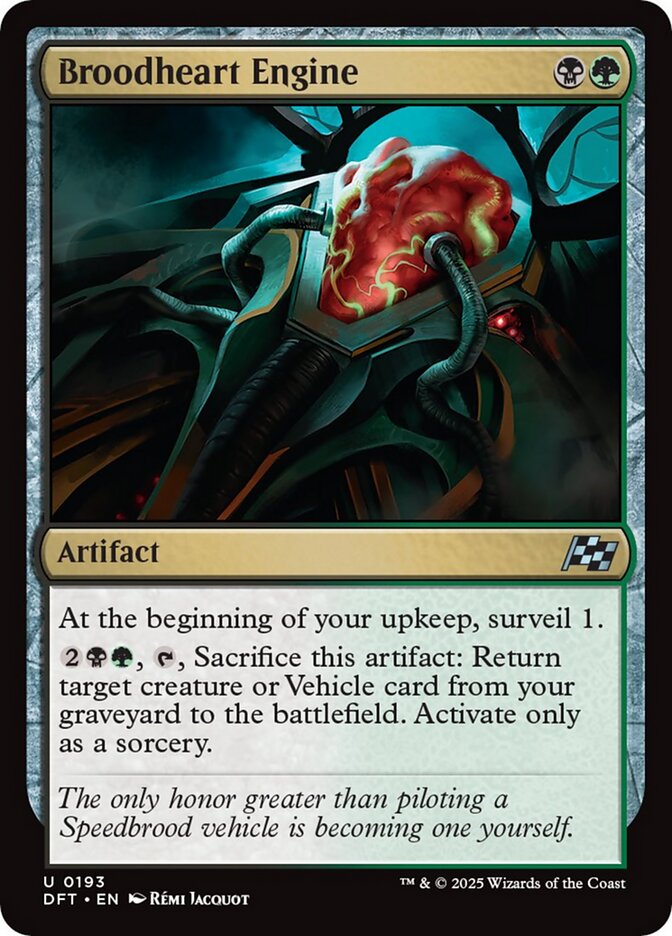 Broodheart Engine - [Foil] Aetherdrift (DFT)