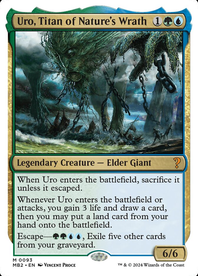 Uro, Titan of Nature's Wrath (93) - Mystery Booster 2 (MB2)