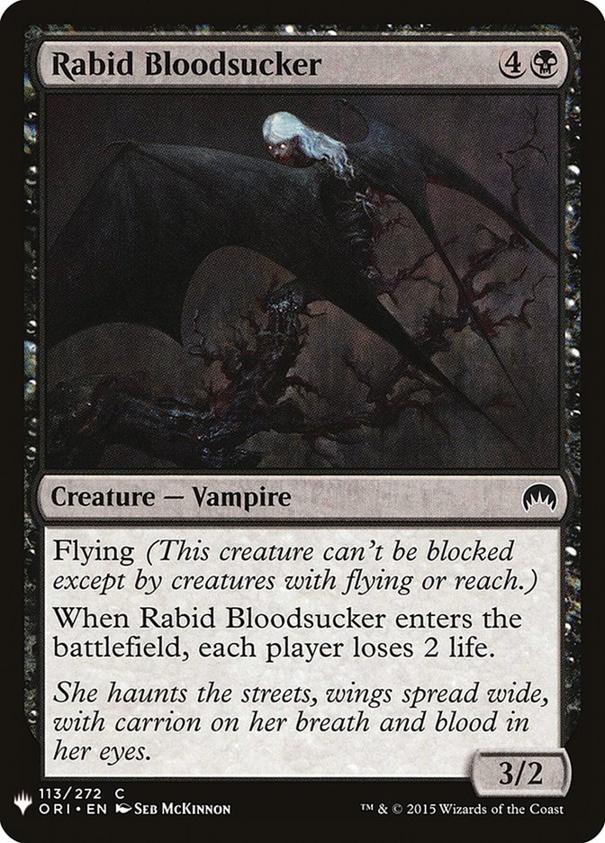 Rabid Bloodsucker - The List (PLST)