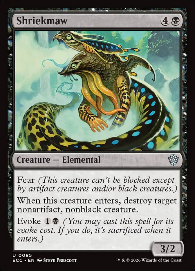 Shriekmaw (85) - Lorwyn Eclipsed Commander (ECC)