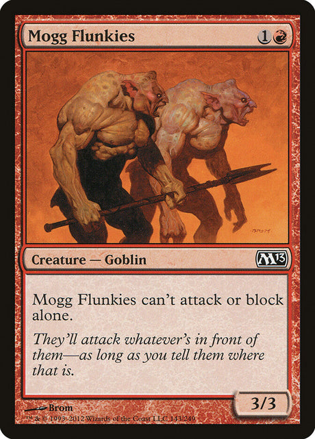 Mogg Flunkies (143) - Magic 2013 (M13)