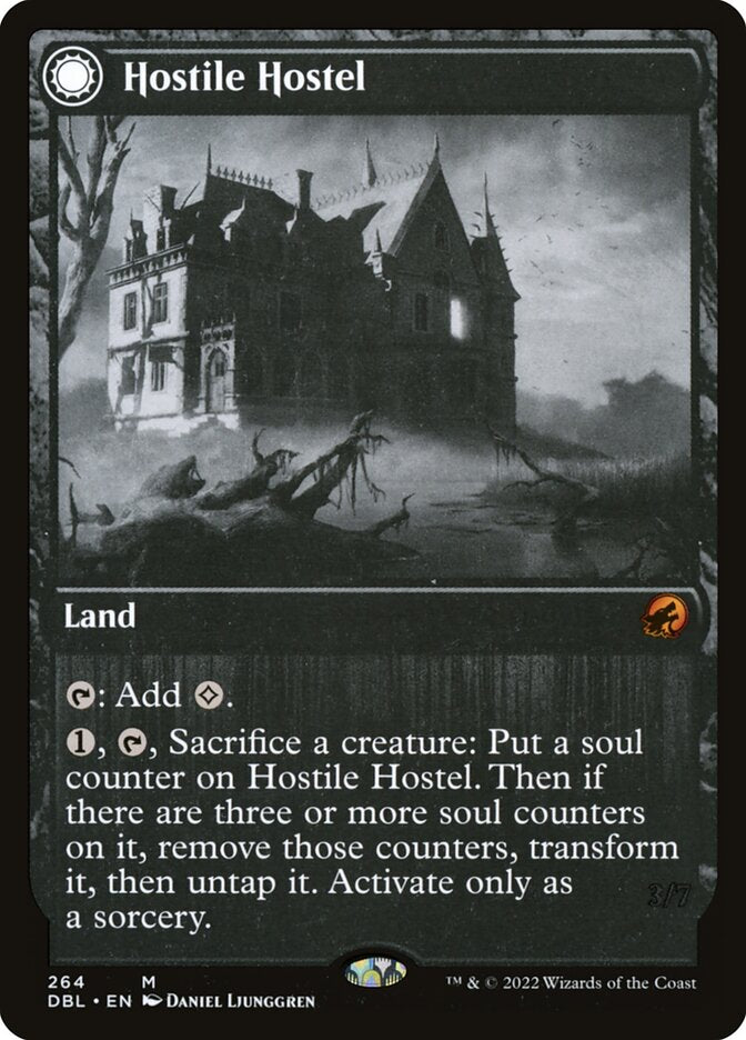 Hostile Hostel // Creeping Inn - [Foil] Innistrad: Double Feature (DBL)