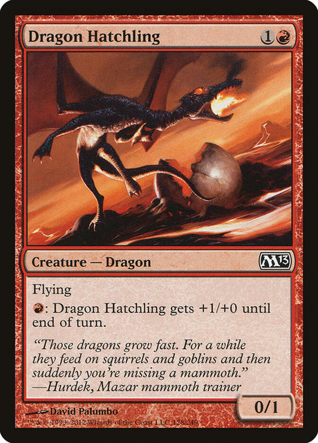 Dragon Hatchling (128) - Magic 2013 (M13)