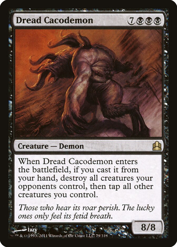Dread Cacodemon (79) - Commander 2011 (CMD)