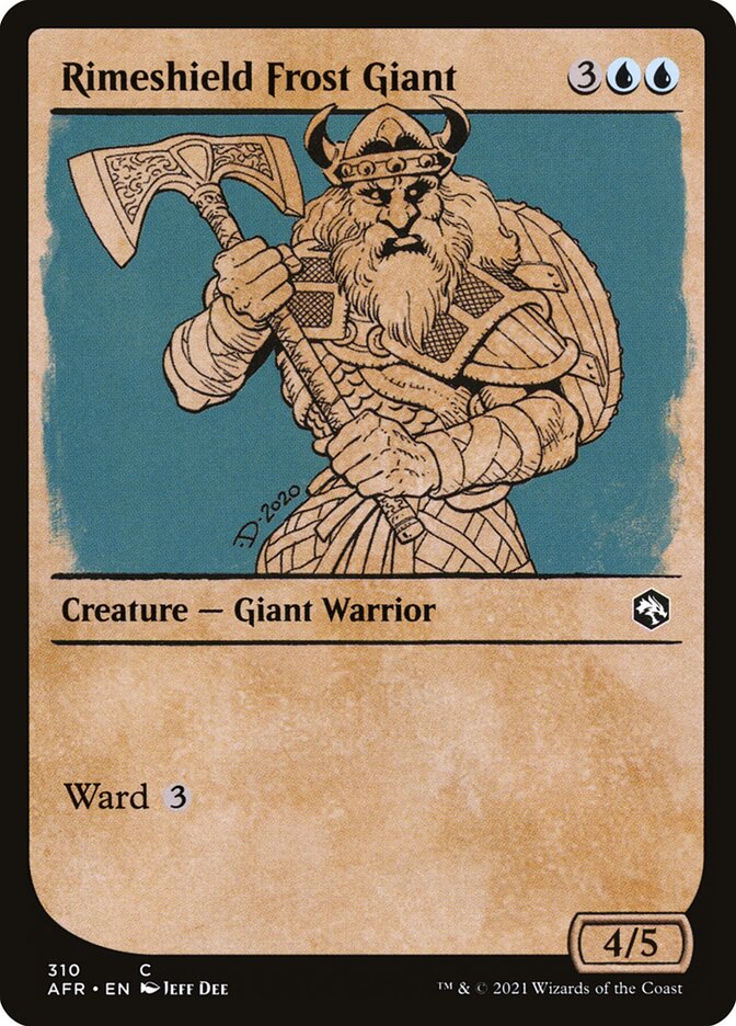 Rimeshield Frost Giant (310) - Adventures in the Forgotten Realms (AFR)