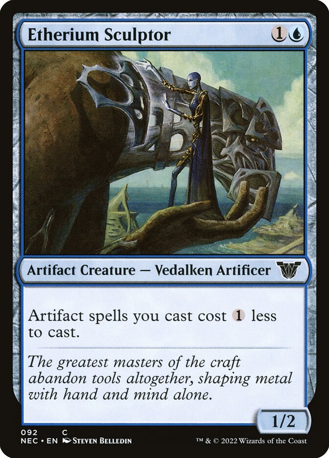Etherium Sculptor (92) - Neon Dynasty Commander (NEC)