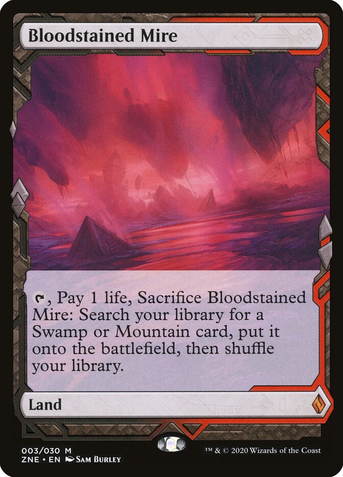 Bloodstained Mire (3) - Zendikar Rising Expeditions (ZNE)