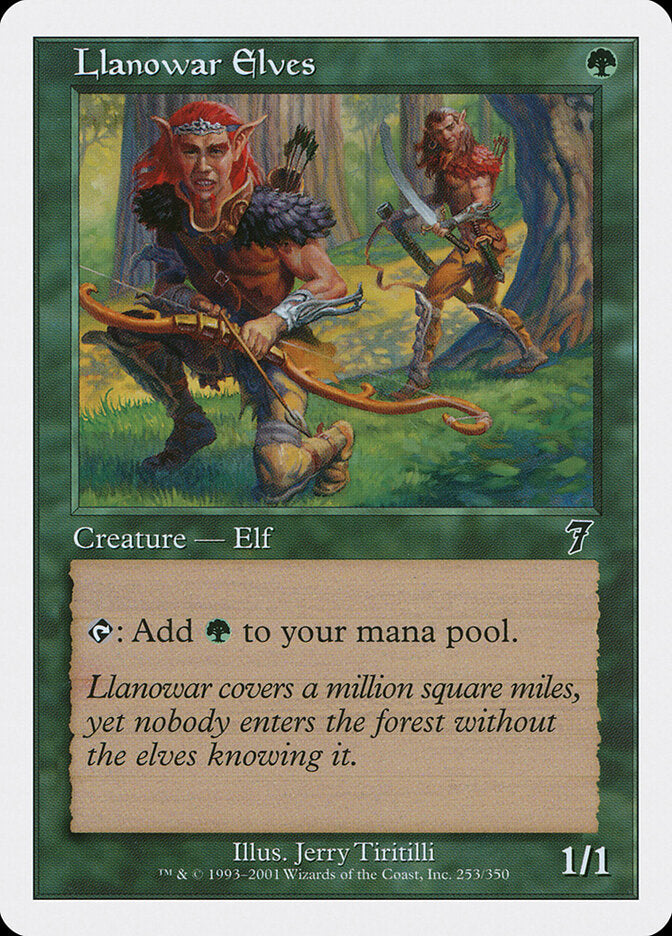 Llanowar Elves (253) - Seventh Edition (7ED)