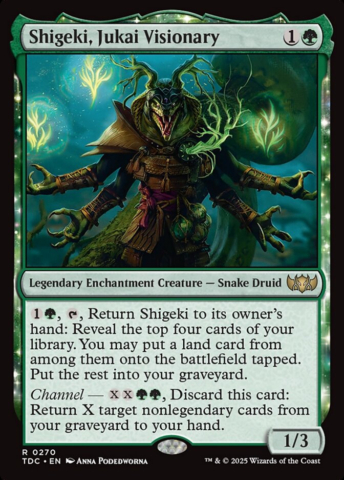 Shigeki, Jukai Visionary - Tarkir: Dragonstorm Commander (TDC)