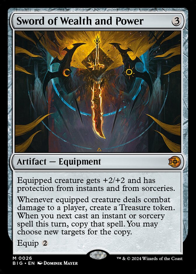Sword of Wealth and Power - [Foil] The Big Score (BIG)