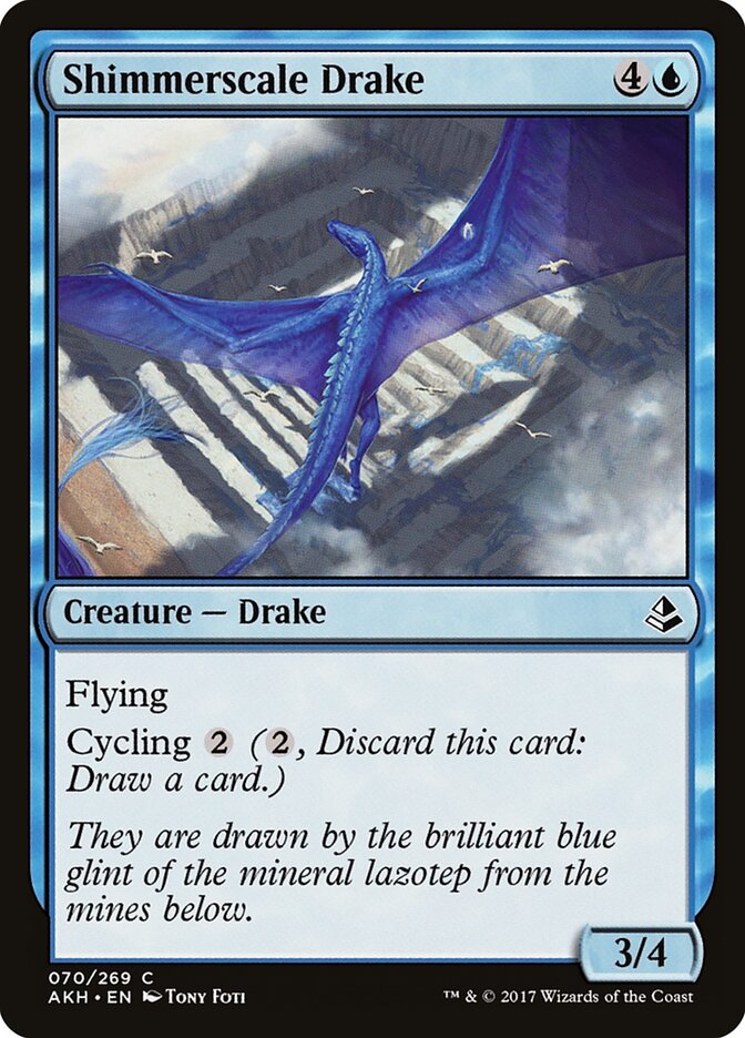 Shimmerscale Drake (70) - Amonkhet (AKH)