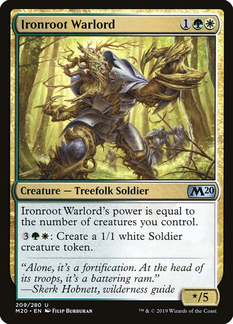 Ironroot Warlord (209) - Core Set 2020 (M20)