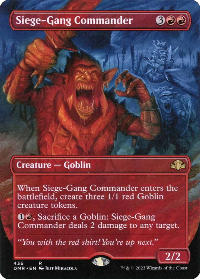 Siege-Gang Commander (436) - Dominaria Remastered (DMR)