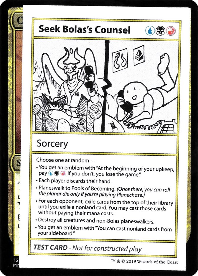 Seek Bolas's Counsel (98) - Mystery Booster Playtest Cards 2021 (CMB2)